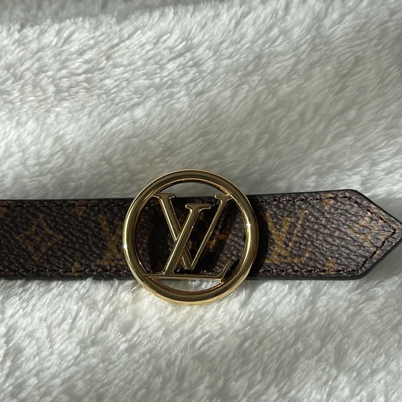 Louis Vuitton 30 MM Reversible Belt. Size 75 CM. Authentic. - Picture 8 of 11